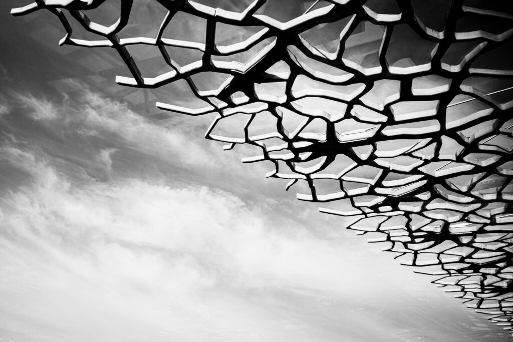 photographe architecture Nantes mucem plafond graphique