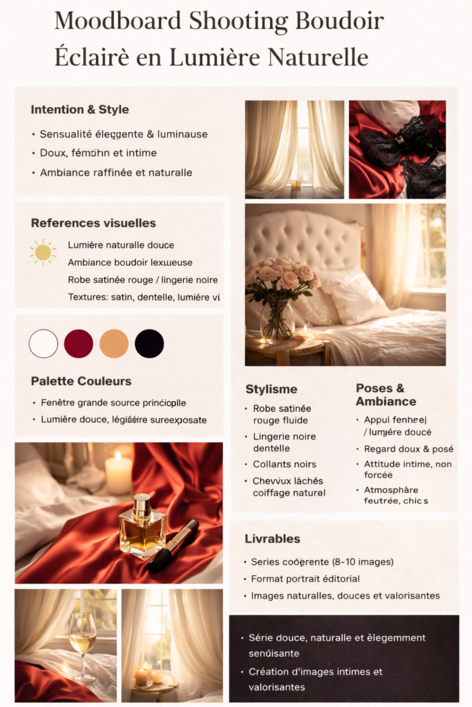 photographe produit moodboard