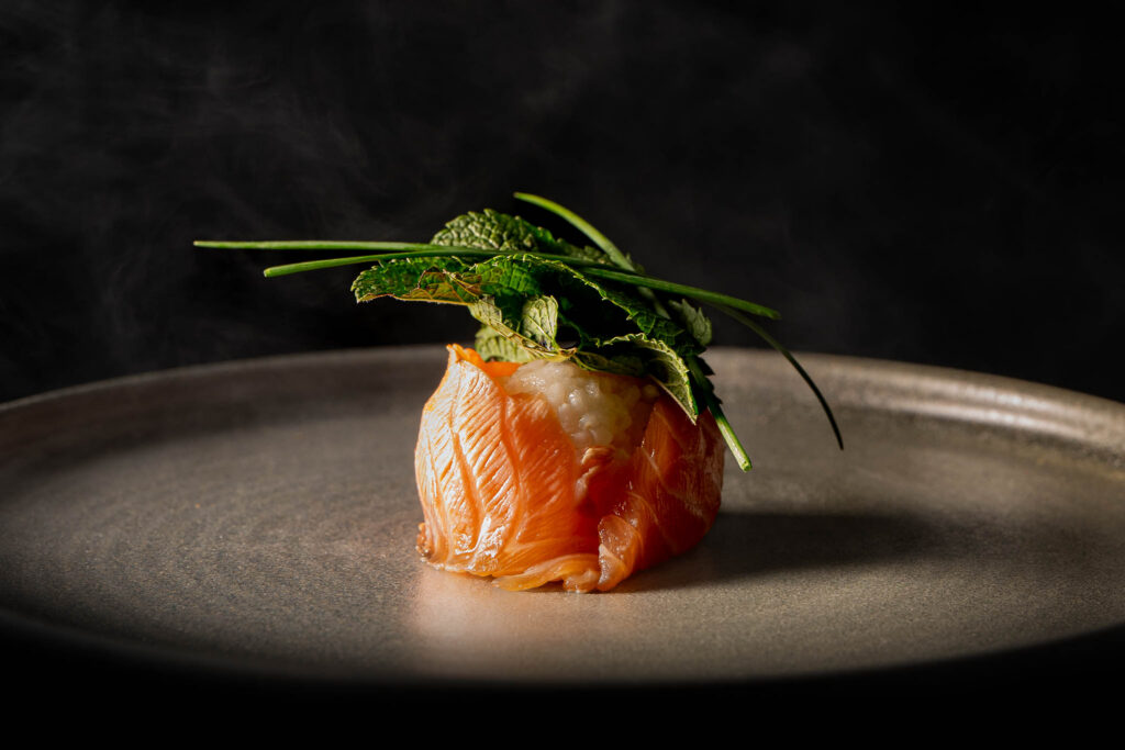 photographe culinaire nantes saumon entrée gastronomique restaurant
