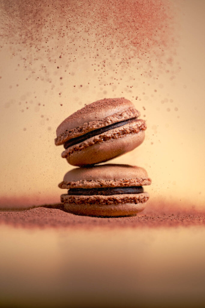 photographe culinaire macarons pâtisserie studio