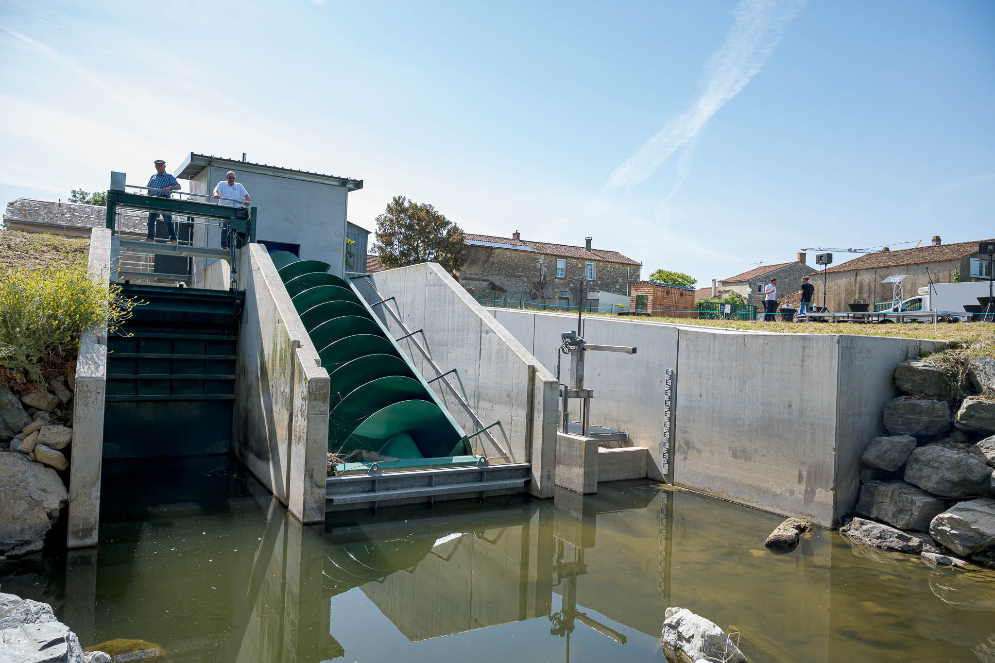 vis d’archimède hydroélectrique vendée