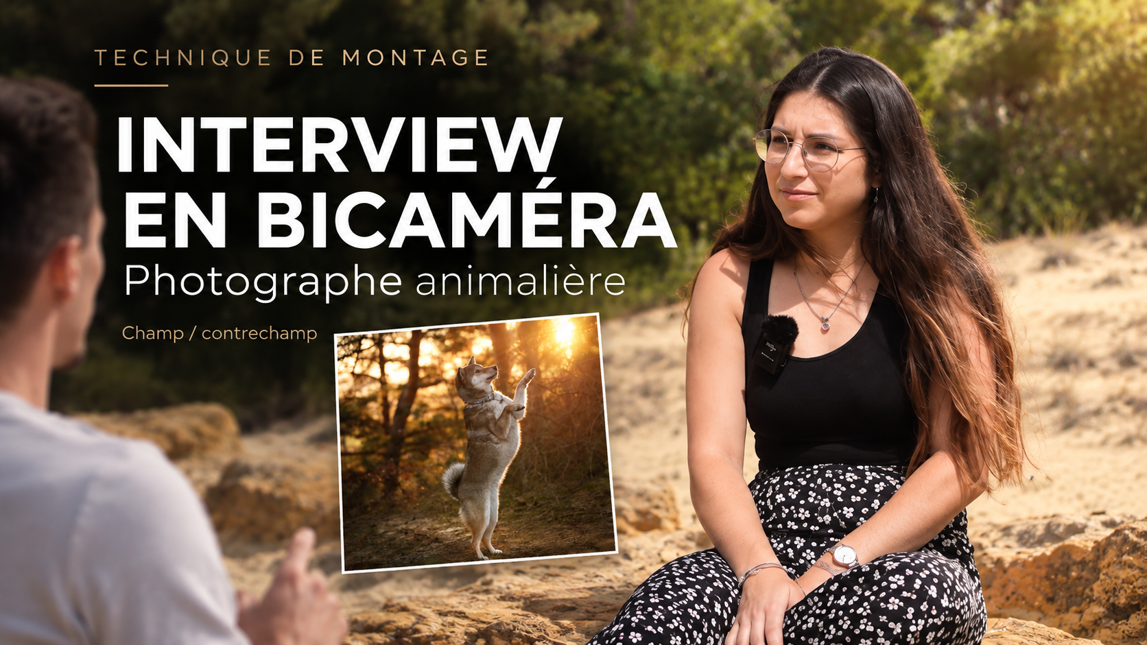 Interview montée en dual camera, avec alternance de plans, champ / contrechamp, plans de réaction et plans d’écoute pour renforcer la dynamique de l’échange. L’introduction est complétée par un synthé de présentation, qui apporte une identification claire et une entrée en matière plus structurée.