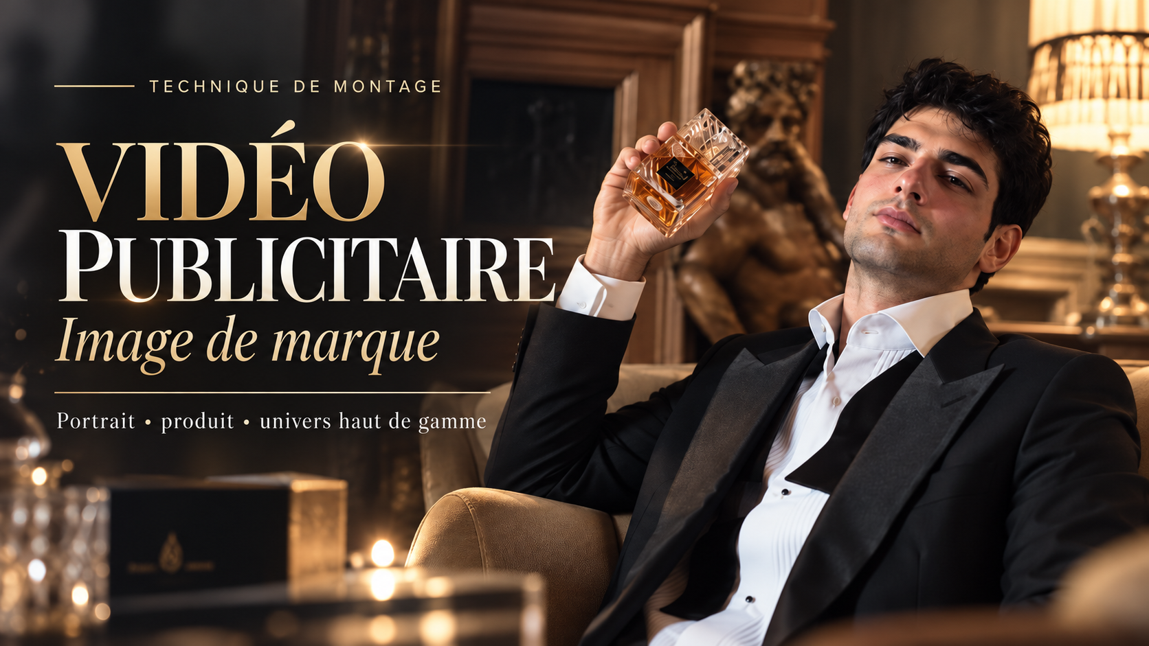 Une réalisation publicitaire pensée pour associer un produit à un univers, un lieu et une personnalité. Le jeu entre portraits, détails et mises en scène du produit crée une image élégante et haut de gamme, conçue pour capter l’attention et renforcer la désirabilité de la marque.