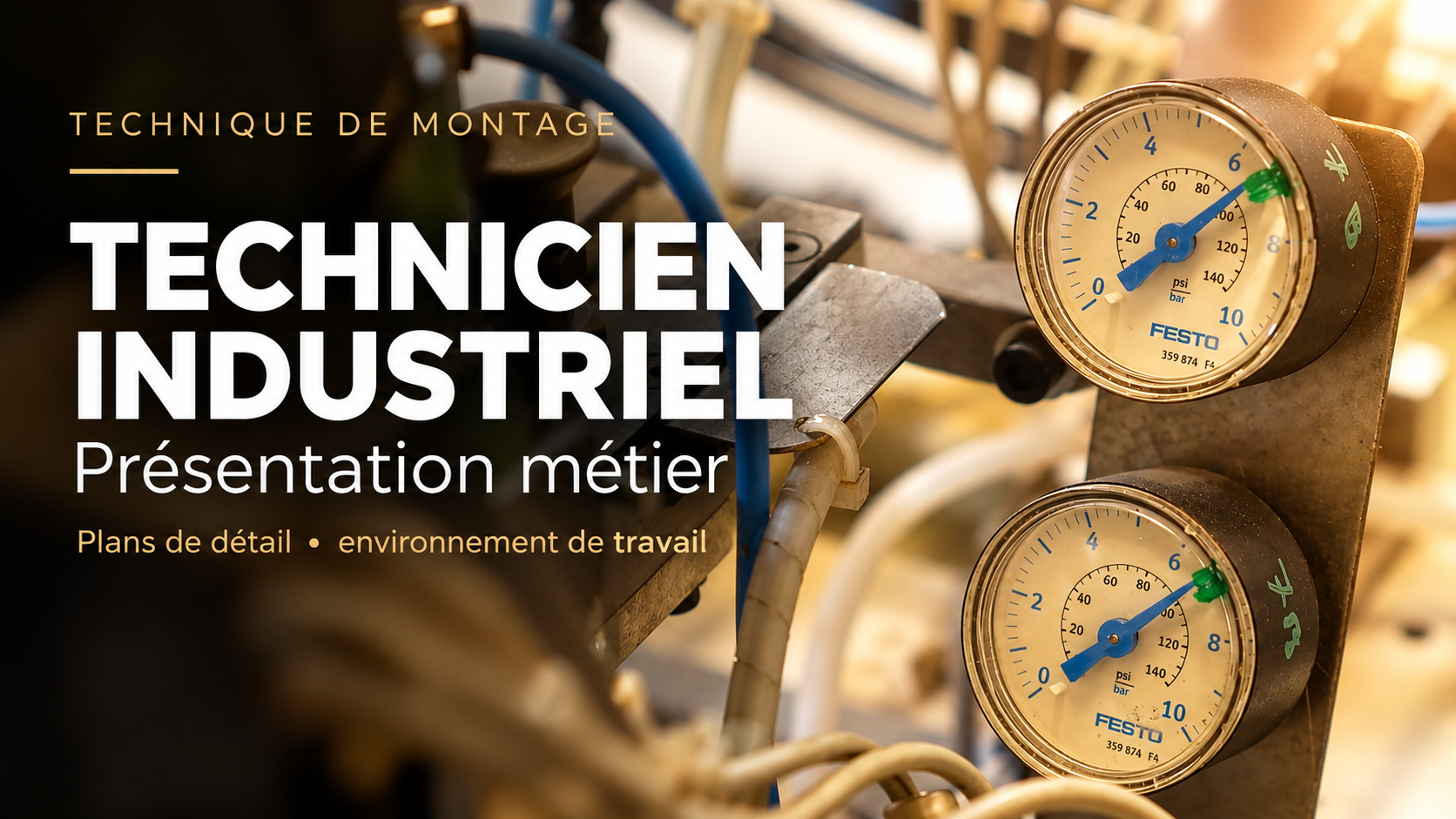 Alternance d’interviews et de plans de coupe, avec variation des valeurs de plans pour présenter l’environnement industriel, les gestes techniques et les équipements. Le montage s’appuie sur une progression narrative, des plans de détail et des synthés d’identification.